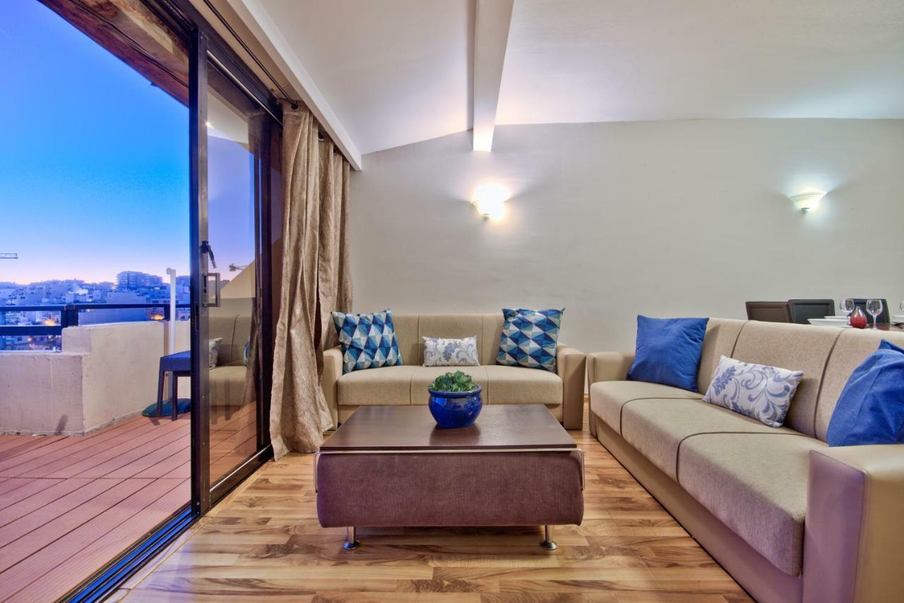 Spinola Court - Stunning Seaview Apartment & Penthouse On Spinola Bay By Shortletsmalta Saint Julian's Εξωτερικό φωτογραφία